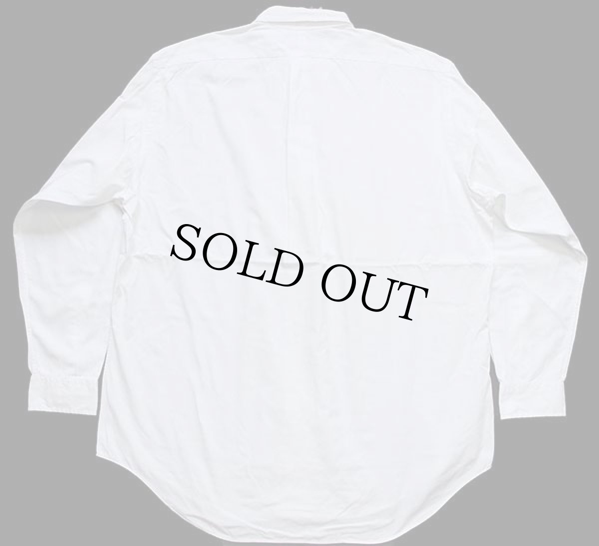 画像2: ラルフローレン ワンポイント ボタンダウン ピンポイント オックスフォード コットンシャツ 白 16.5★C (2)