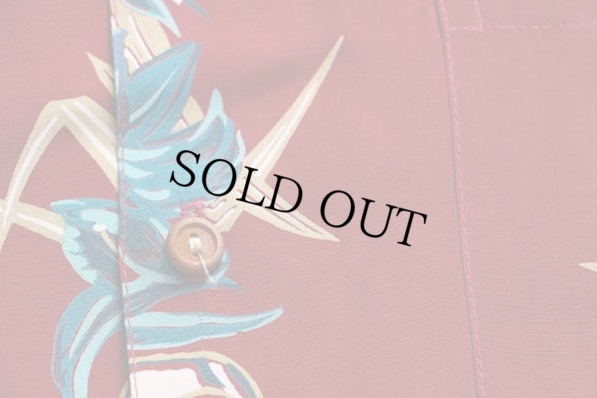 画像5: 80s ハワイ製 Zebra Clothes レーヨン アロハシャツ L (5)