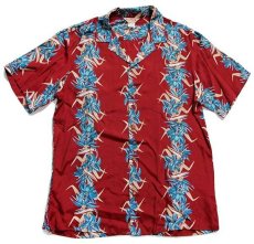 画像1: 80s ハワイ製 Zebra Clothes レーヨン アロハシャツ L (1)