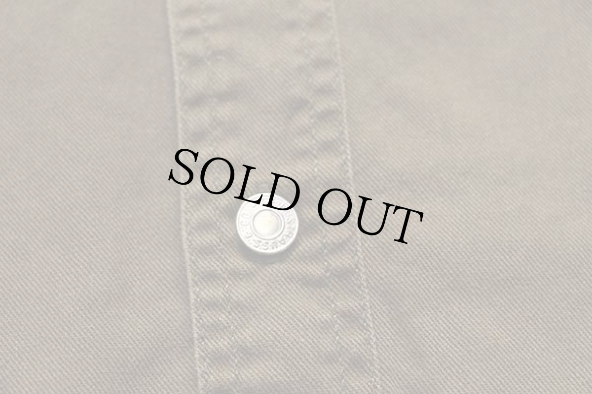 画像5: 00s Levi'sリーバイス LOOSE FIT カラーデニムシャツ オリーブ L (5)