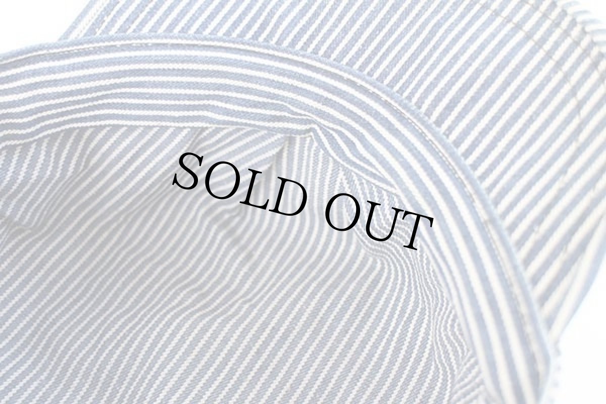 画像7: 70s UNKNOWN ヒッコリー ストライプ ワークキャップ 7 3/8 (7)