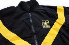 画像3: 16 米軍 U.S.ARMY APFU ロゴ刺繍 ナイロンジャケット 黒 S-S (3)