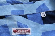 画像4: 80s イタリア製 MEN'S CLUB アート 半袖 レーヨンシャツ 17 (4)