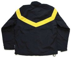画像2: 16 米軍 U.S.ARMY APFU ロゴ刺繍 ナイロンジャケット 黒 S-S (2)