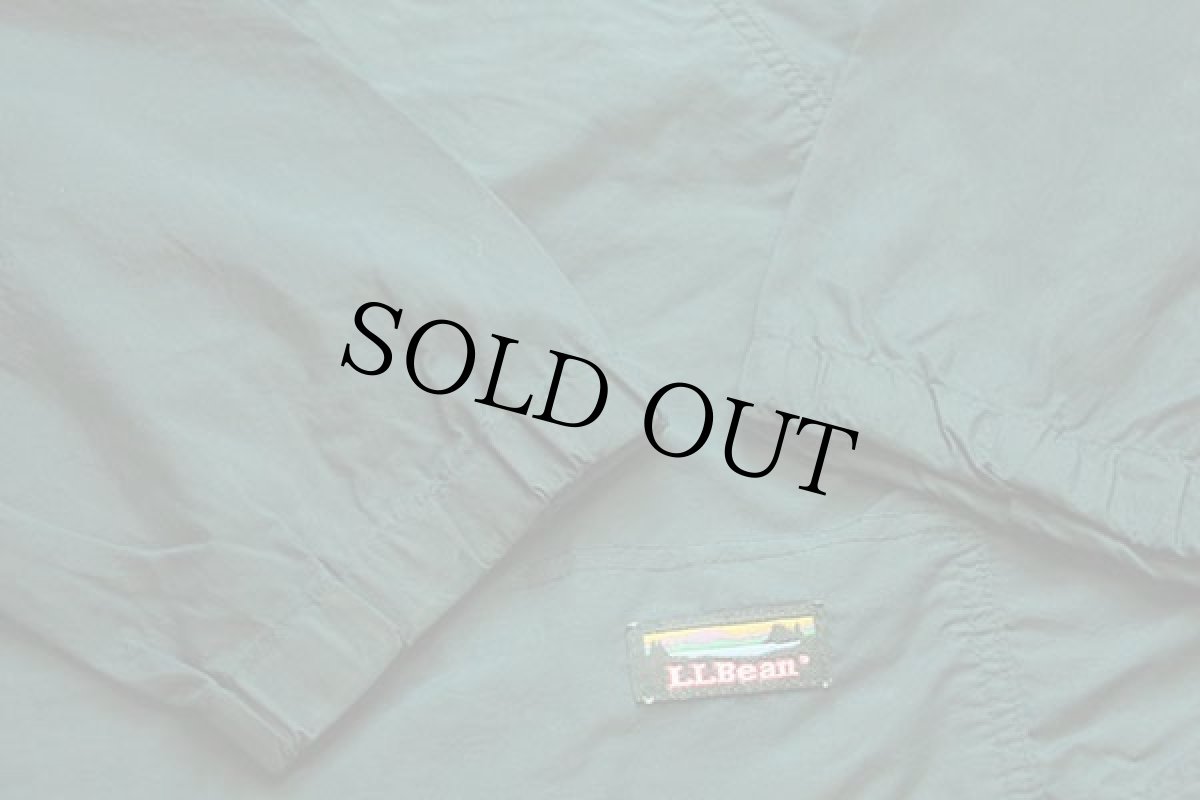 画像5: 90s L.L.Bean ナイロン アノラックパーカー 緑 XL (5)