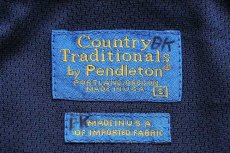 画像4: 80s USA製 Country Traditionals by PENDLETONペンドルトン ハリントンジャケット 紺 (4)