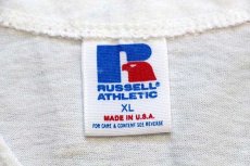 画像4: 90s USA製 RUSSELLラッセル MLB TEXAS RANGERS ベースボールシャツ 白 XL (4)