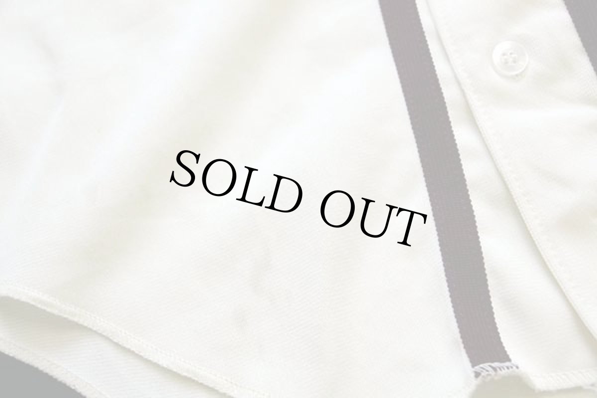 画像7: 80s USA製 Wilson Tyler&Downing's Eatery 1 ナンバリング ベースボールシャツ アイボリー×バーガンディ S (7)