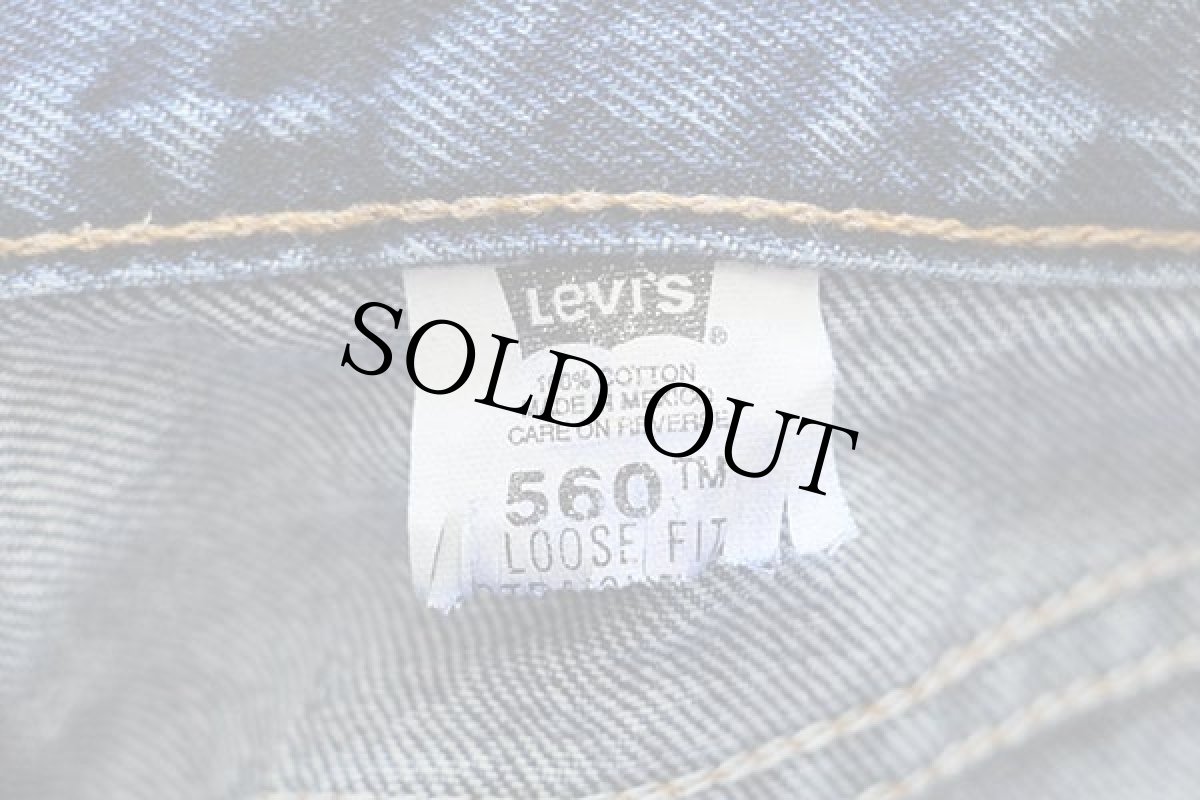 画像6: 00s メキシコ製 Levi'sリーバイス 560 デニムパンツ w36★66 (6)
