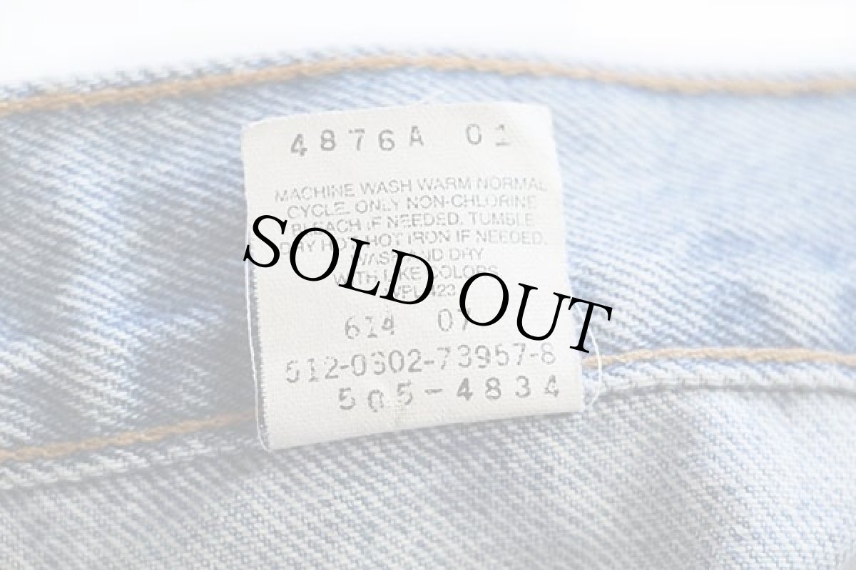 画像7: 00s USA製 Levi'sリーバイス 505 デニムパンツ w36 L30★97 (7)