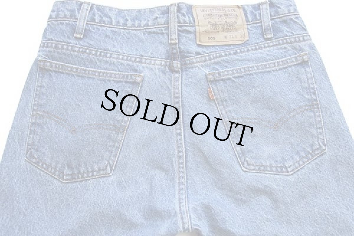 画像5: 90s USA製 Levi'sリーバイス 505 デニムパンツ w31 L30★96  (5)