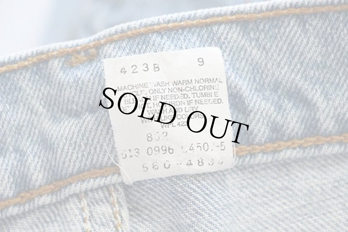 画像7: 90s USA製 Levi'sリーバイス 560 デニムパンツ w30 L30★65 (7)