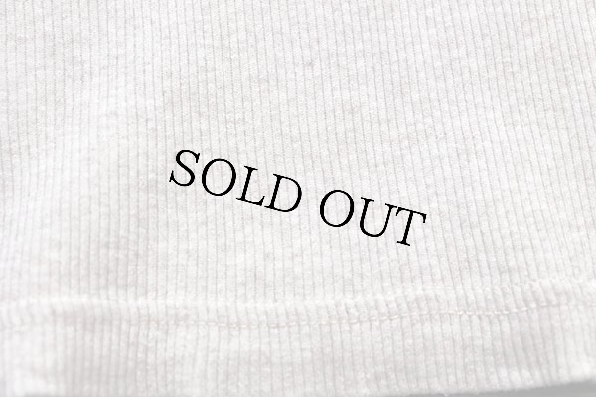 画像6: 90s Levi'sリーバイス レースアップ リブTシャツ 杢ベージュ XL★ユーロ (6)