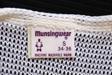 画像5: デッドストック★70s USA製 Munsingwear メッシュTシャツ 白 S (5)