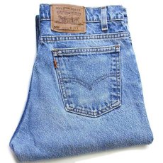 画像1: 90s USA製 Levi'sリーバイス 505 デニムパンツ w32 L30★87 (1)