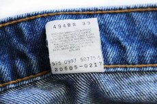 画像7: 90s USA製 Levi'sリーバイス 505 デニムパンツ w36 L29★92 (7)