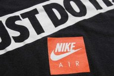 画像4: 90s USA製 NIKEナイキ AIR JUST DO IT. ロゴ Tシャツ 黒 L (4)