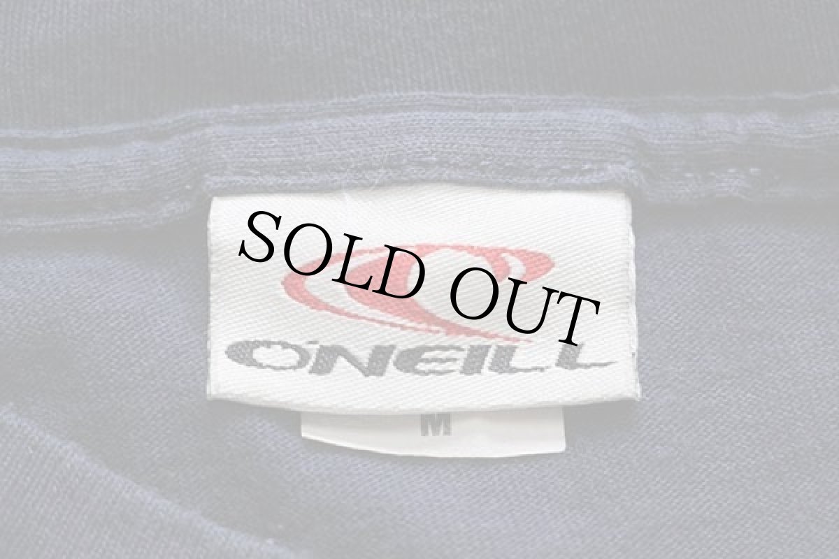 画像5: 90s USA製 O'NEILLオニール ビッグロゴ 両面リフレクタープリント コットンTシャツ 紺 M (5)