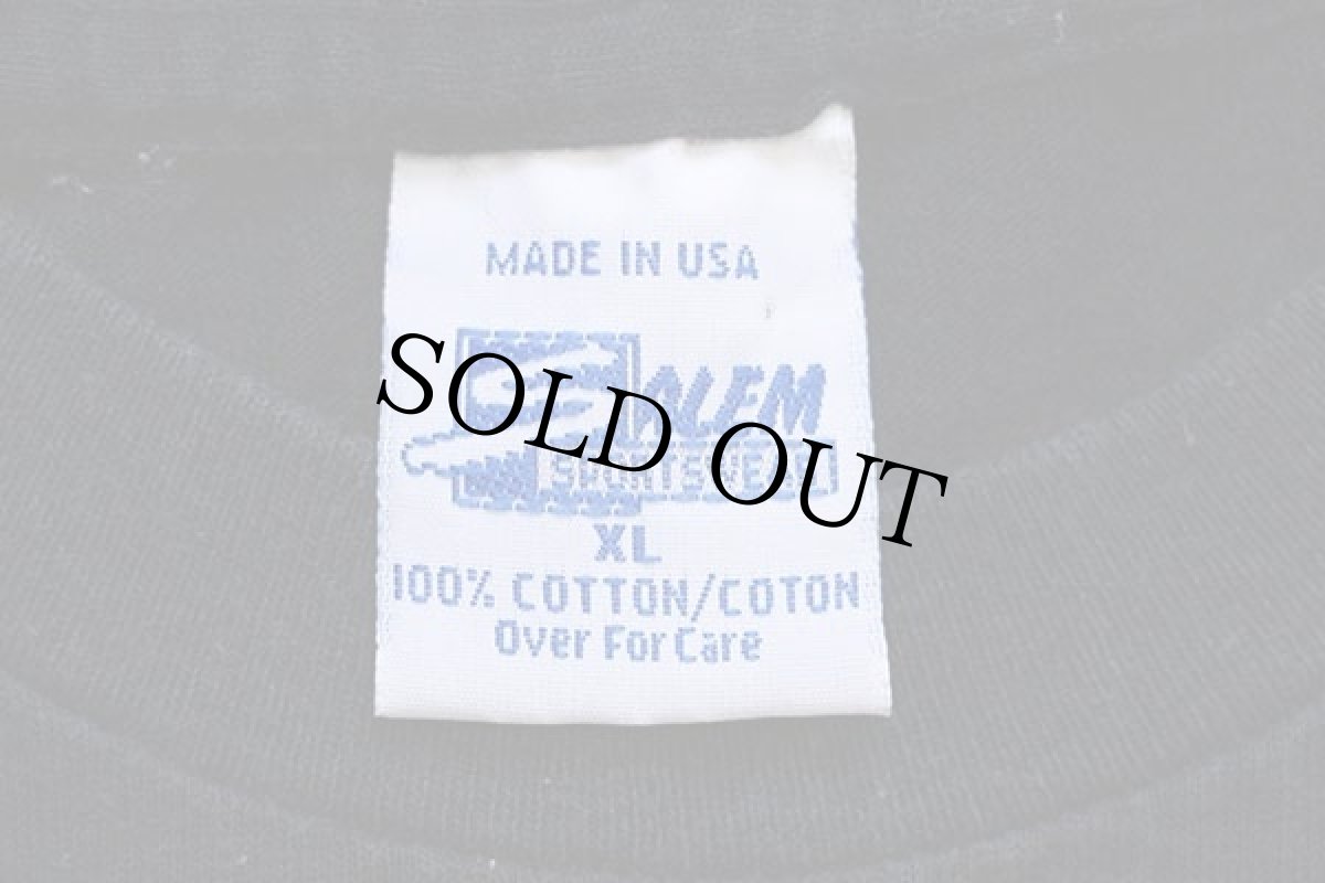 画像4: 90s USA製 SALEM MLB CHICAGO CUBS コットンTシャツ 黒 XL (4)