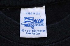 画像4: 90s USA製 SALEM MLB CHICAGO CUBS コットンTシャツ 黒 XL (4)