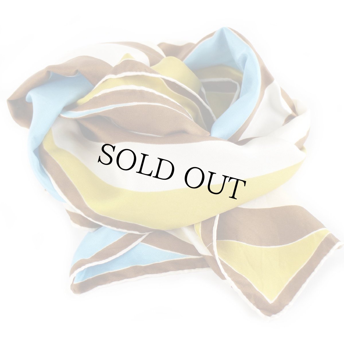 画像2: 70s 日本製 Vera シルク スカーフ (2)