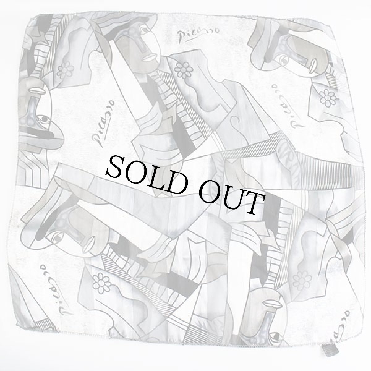 画像2: Picasoピカソ アート スカーフ★H (2)