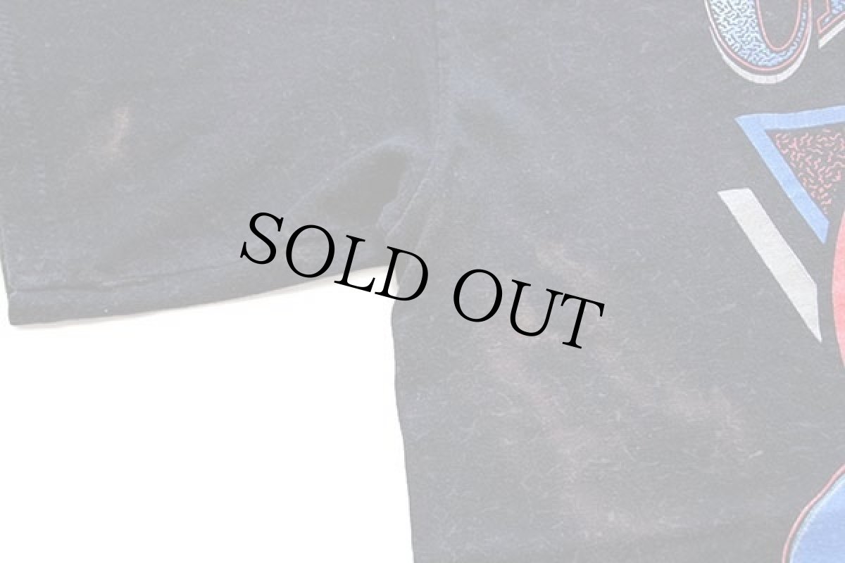 画像6: 90s USA製 SALEM MLB CHICAGO CUBS コットンTシャツ 黒 XL (6)