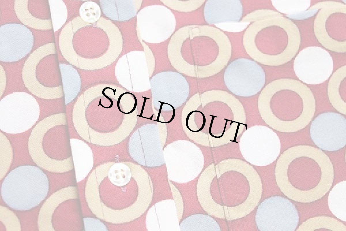 画像5: 70s Martin of California 総柄 ポリエステルシャツ M (5)