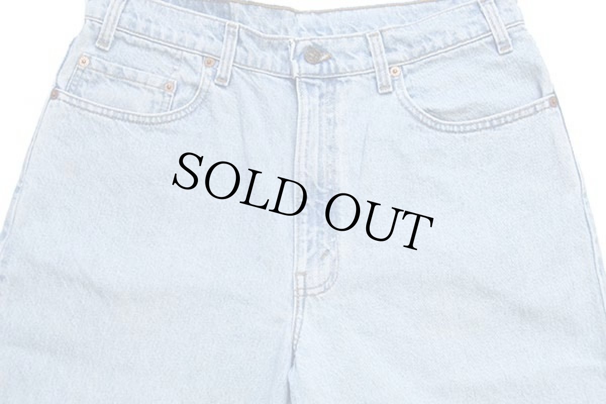 画像4: 90s USA製 Levi'sリーバイス 550 デニムパンツ アイスブルー w36 L30★202 (4)