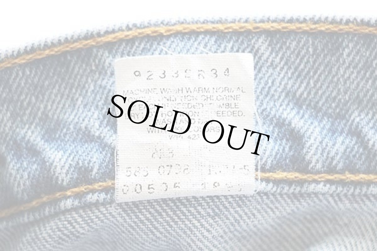 画像7: 90s USA製 Levi'sリーバイス 505 デニムパンツ w38 L30★100 (7)