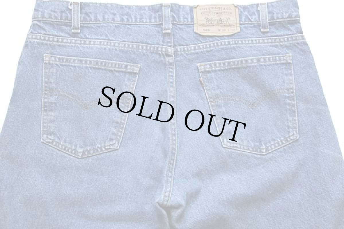 画像5: 90s USA製 Levi'sリーバイス 506 デニムパンツ w38 L30 (5)