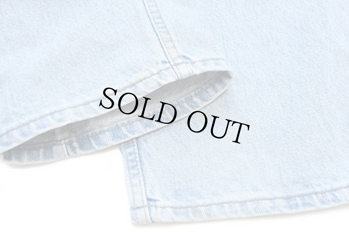 画像9: 90s USA製 Levi'sリーバイス 550 デニムパンツ アイスブルー w36 L30★202 (9)