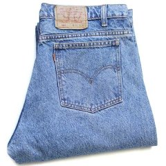 90s USA製 Levi'sリーバイス 553 ブラック デニムパンツ w36 L32