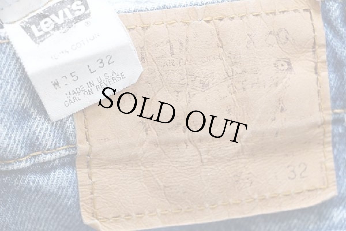 画像6: 90s USA製 Levi'sリーバイス 505 デニムパンツ w35 L32★91 (6)