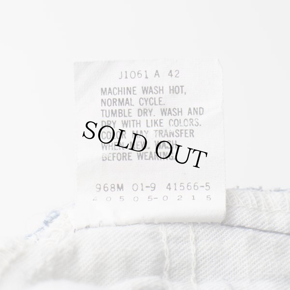 画像7: 80s USA製 Levi'sリーバイス 505 デニムパンツ w40 L30★81 (7)