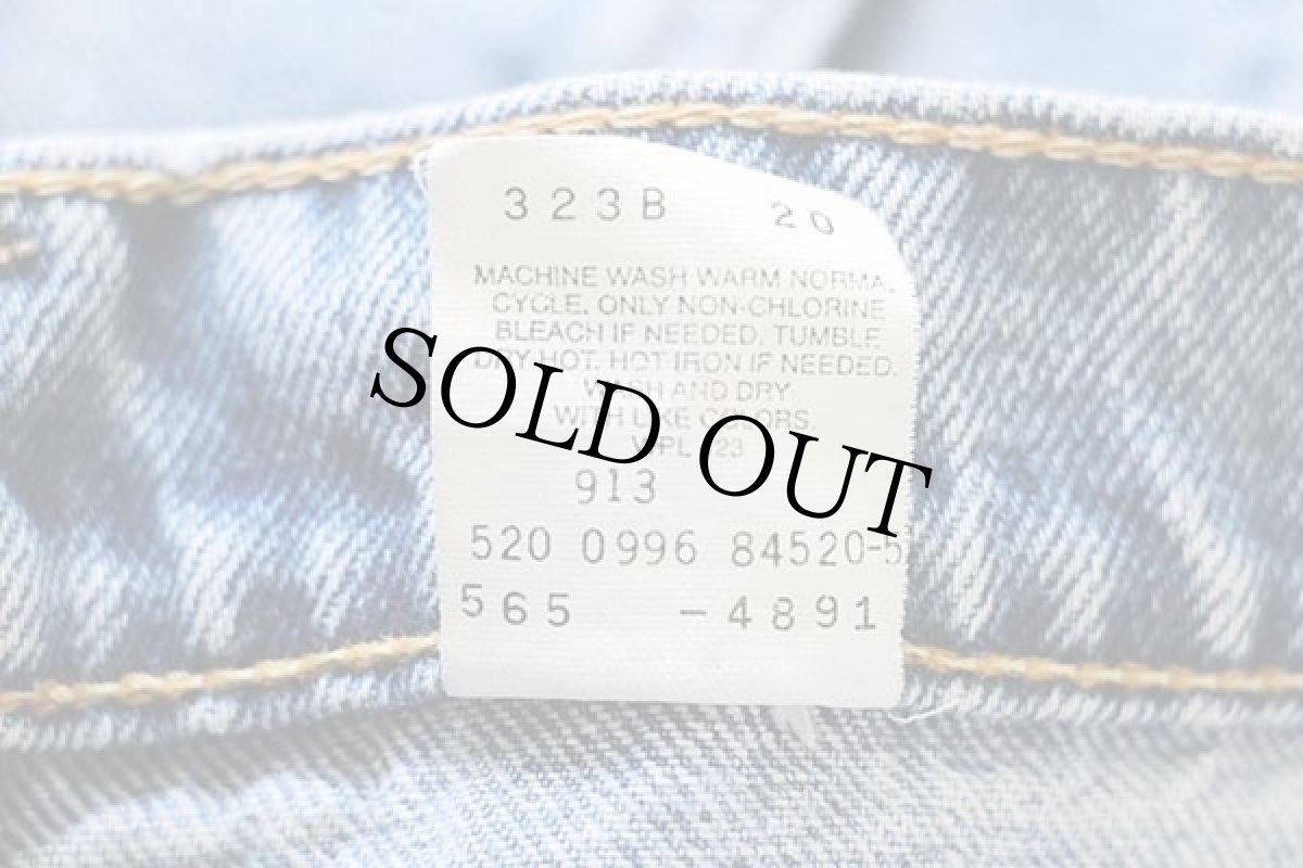 画像7: 90s USA製 Levi'sリーバイス 565 デニムパンツ w34 L30 (7)