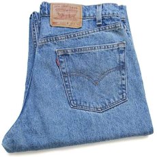 画像1: 90s USA製 Levi'sリーバイス 550 デニムパンツ w35 L30★201 (1)