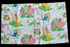 画像2: 70s JCPenney SESAME STREETセサミストリート 染み込みプリント 生地★A (2)