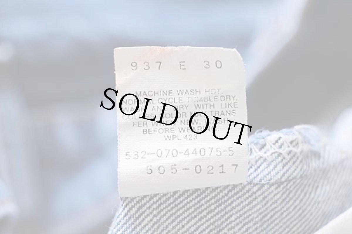 画像7: 90s USA製 Levi'sリーバイス 505 デニムパンツ w44 L30★95 特大 (7)