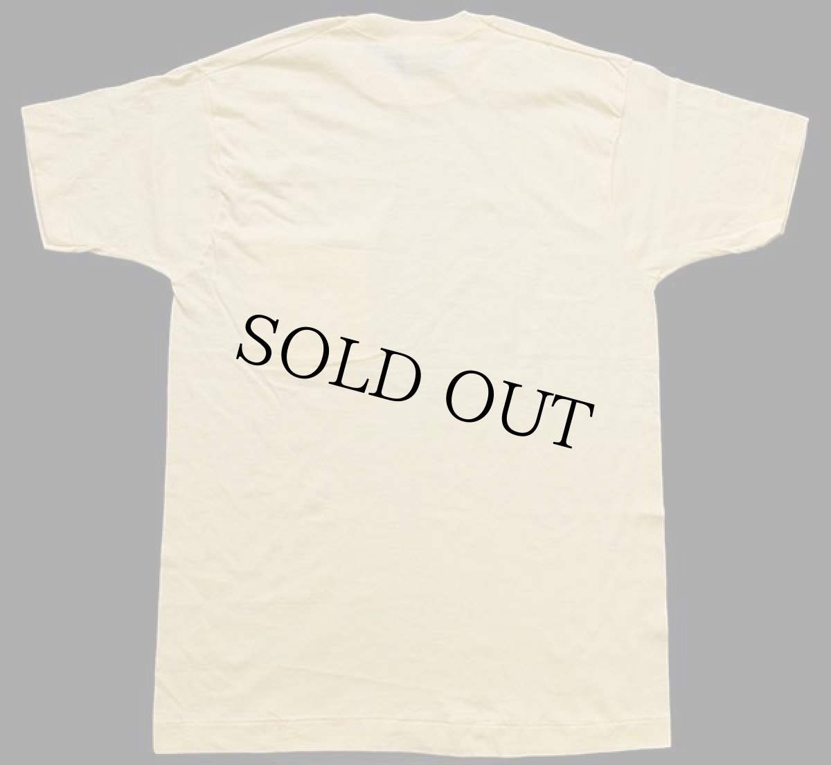 画像3: デッドストック★90s USA製 FRUIT OF THE LOOM 無地 コットン ポケットTシャツ 薄黄 M (3)