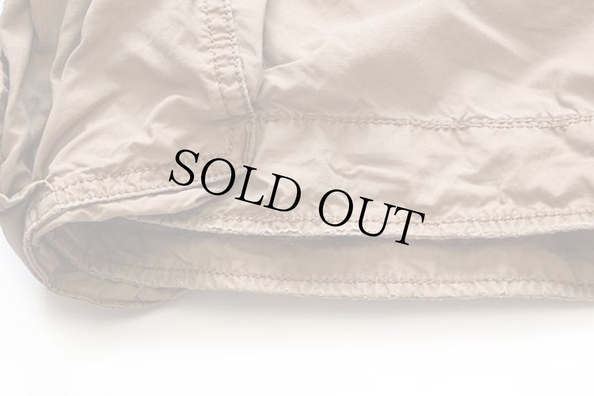 画像6: 00s POLO JEANSポロ ジーンズ ラルフローレン USED加工 コットンポプリン カーゴ ショートパンツ 薄茶 33★ショーツ (6)
