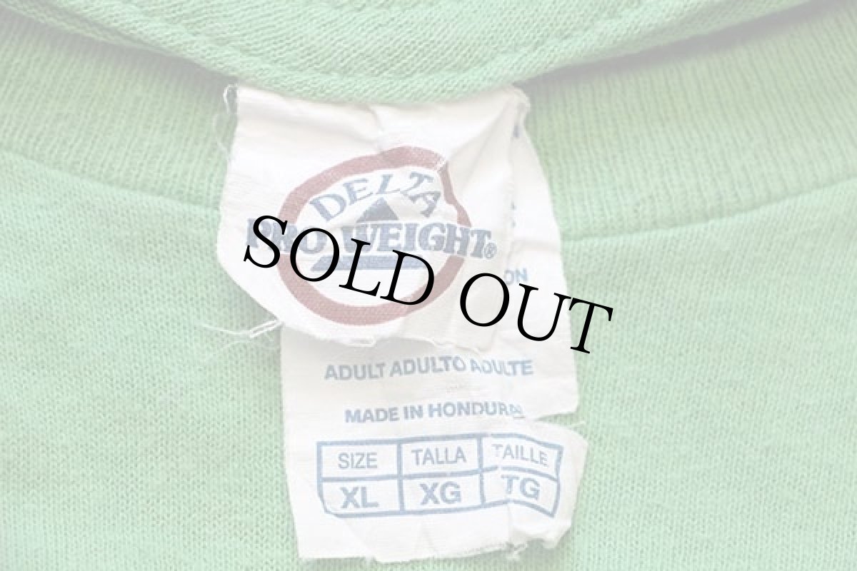 画像4: 00s Denver Colorado 州旗 ガンジャ コットンTシャツ 薄緑 XL (4)