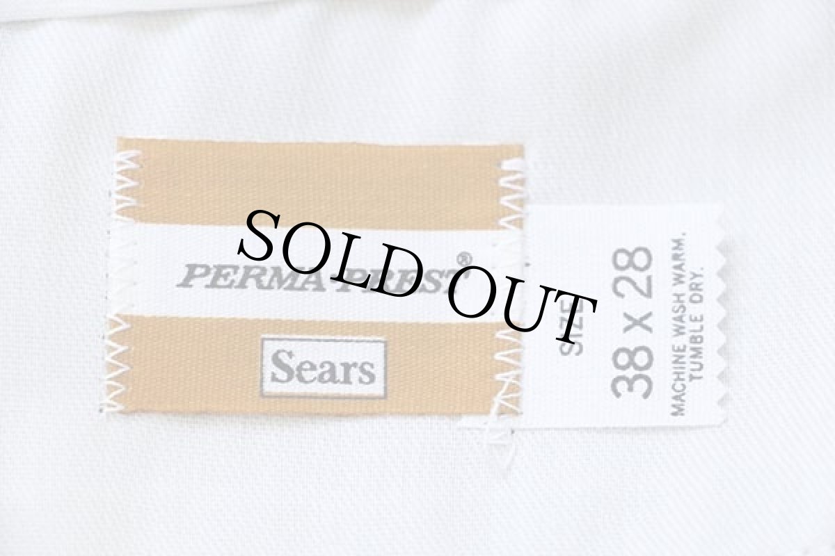 画像6: デッドストック★80s Sears ワークパンツ カーキ w38 L28 (6)