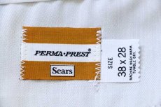 画像6: デッドストック★80s Sears ワークパンツ カーキ w38 L28 (6)