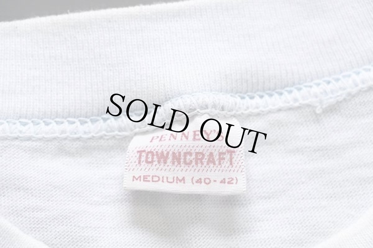 画像4: 60s PENNEY'S TOWNCRAFT ムラ染め コットン ポケットTシャツ M (4)
