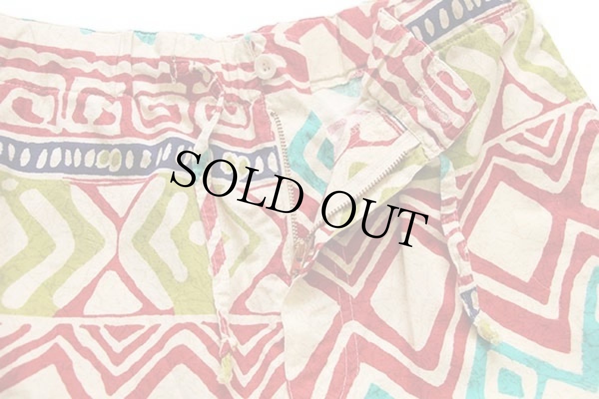 画像3: 90s イタリア製 BENETTONベネトン 総柄 コットン ショートパンツ 48★ショーツ (3)