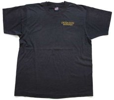 画像2: 90s USA製 UNITED STATES MARINES USMC Tシャツ 黒 フェード L (2)