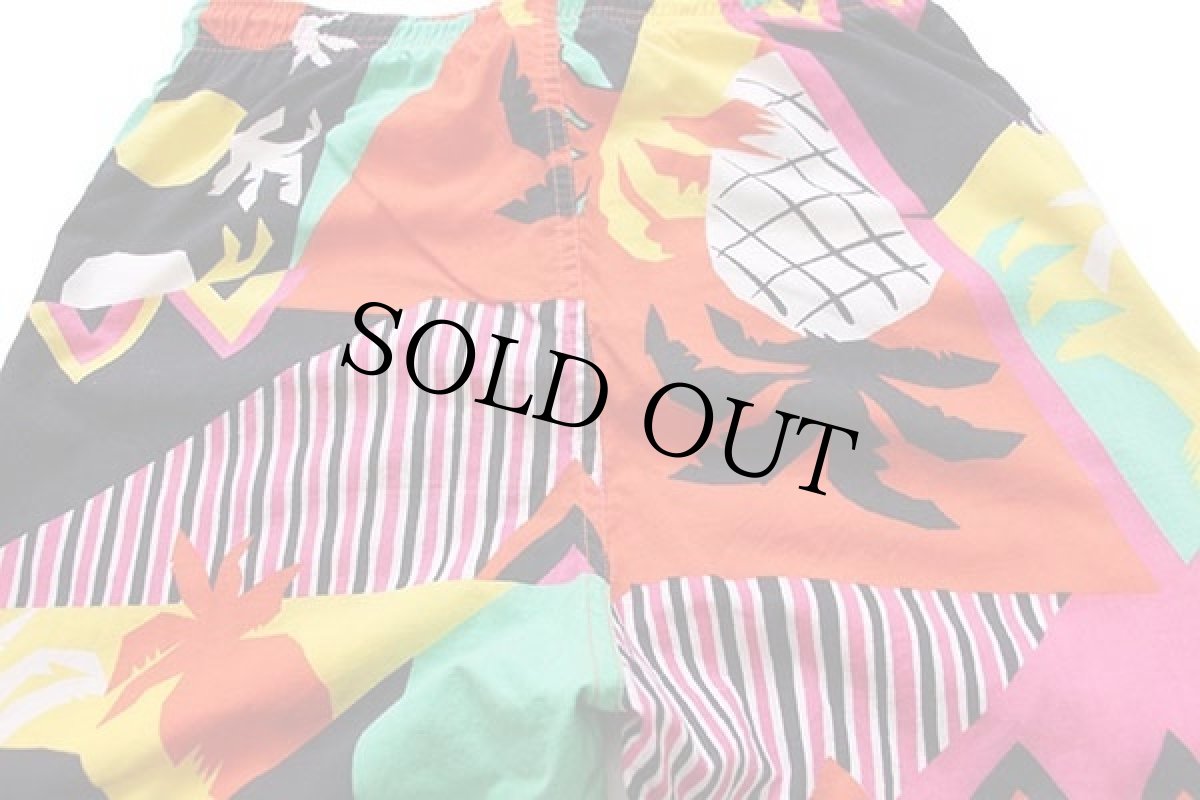 画像3: 80s USA製 OP ocean pacificオーシャンパシフィック KNEE BUSTER 総柄 コットン ショートパンツ M★ショーツ (3)