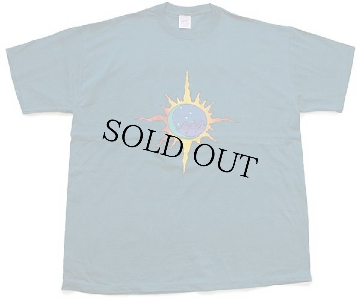 画像2: 90s USA製 Flatirons,Boulder CO. アート コットンTシャツ 青緑 XL (2)