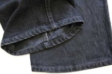 画像8: 90s USA製 Levi'sリーバイス 518 ブラック デニムパンツ w38 L30 (8)